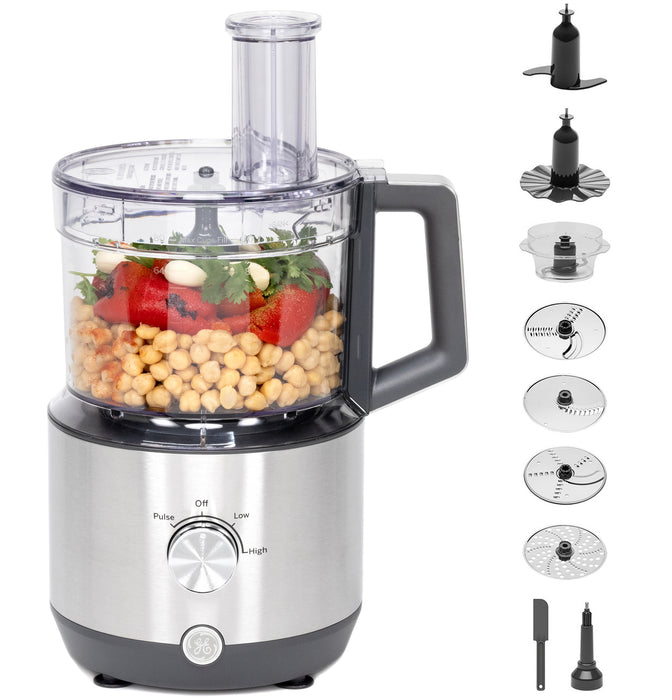 GE CUP FOOD PROCESSOR WITH ACCESSORIES