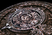 ''Mayan Calendar Rhinestones'' Tempered Glass