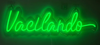 Vacilando LED Neon on Acrylic