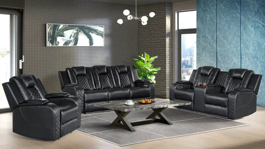 Carlo Power Motion Loveseat with Power Headrest