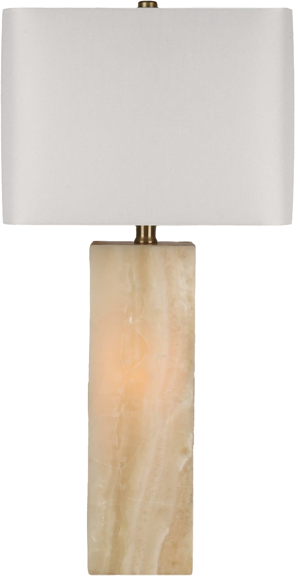 Luminous Alabaster Alabaster Table Lamp with Night Light (Case Pack 2)