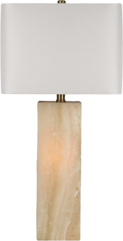 Luminous Alabaster Alabaster Table Lamp with Night Light (Case Pack 2)
