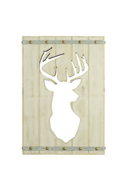 ''Die Cut Deer'' Wood Wall Art