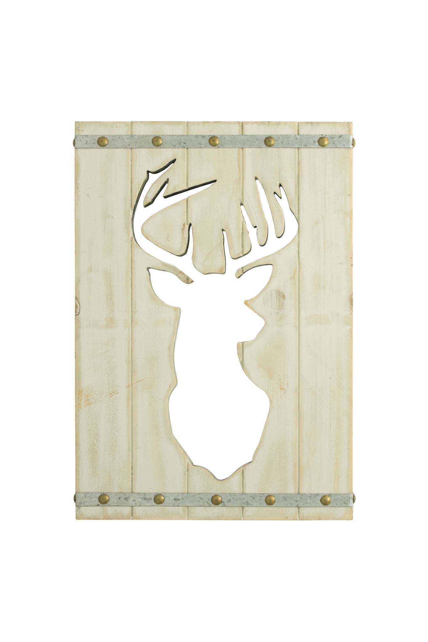 ''Die Cut Deer'' Wood Wall Art