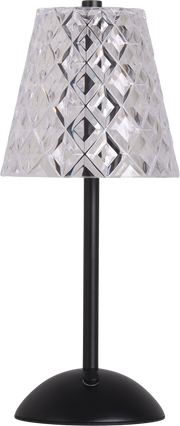 Crystal Radiance I Rechargeable LED Metal Accent Lamp (Case Pack 2)