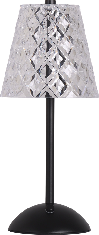 Crystal Radiance I Rechargeable LED Metal Accent Lamp (Case Pack 2)
