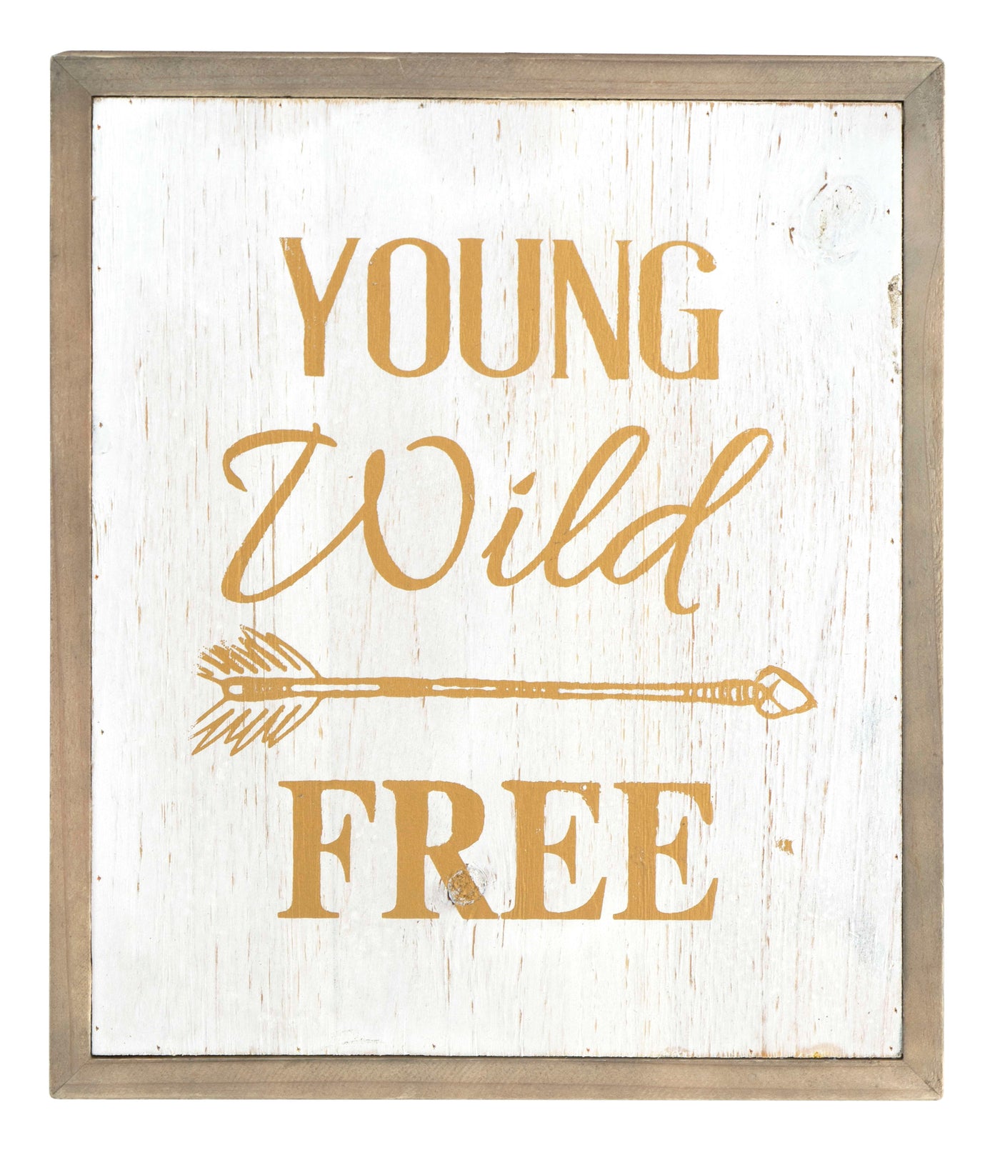 ''Young, Wild, Free'' Wood Wall Art