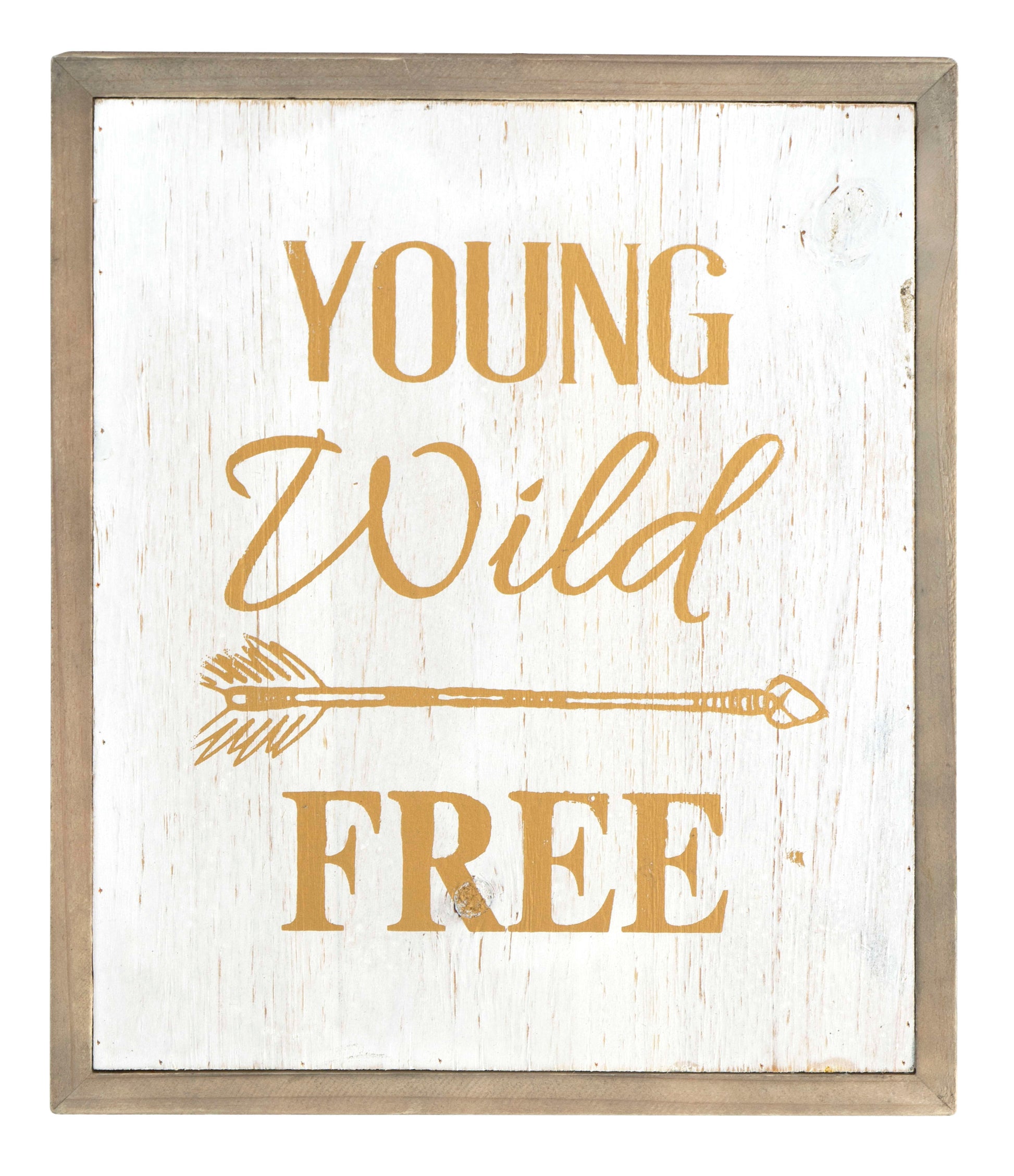 ''Young, Wild, Free'' Wood Wall Art