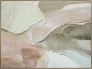 Ethereal Layers Hand-embellished Canvas in Frame