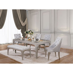 Diocles 6 Pc Dining Table Set w/ Bench