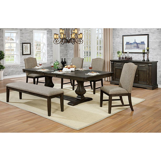 Faulk 6 Pc Dining Table Set w/ Bench