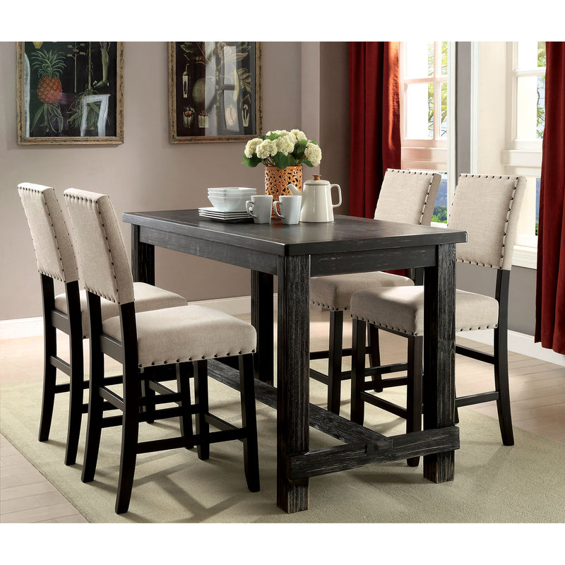 Sania 4 Pc Counter Ht Table Set w/ Bench