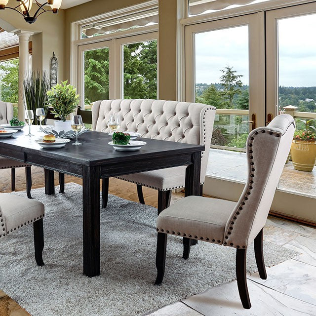 Sania 6 Pc Dining Table Set w/ Bench