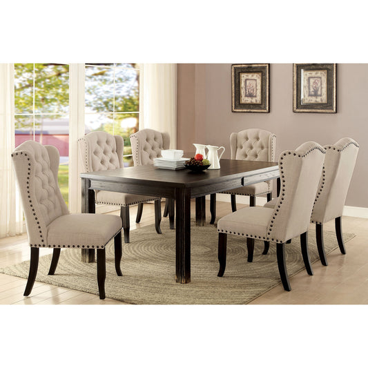 Sania 6 Pc Dining Table Set w/ Bench