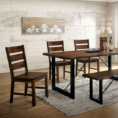 Dulce 6 Pc Dining Table Set w/ Bench