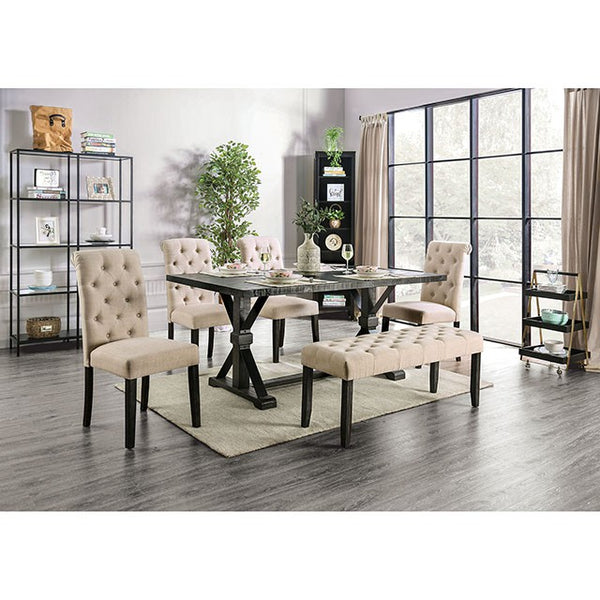 Alfred 6 Pc Dining Table Set w/ Bench