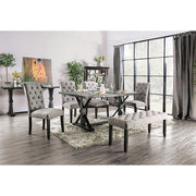 Alfred 6 Pc Dining Table Set w/ Bench