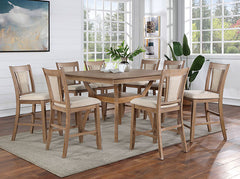 Upminster 7 Pc Counter Ht Table Set