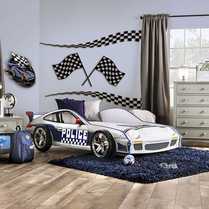 Poe Twin Race Car Bed