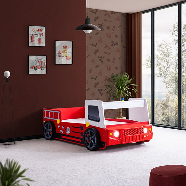 Firestall Twin Race Car Bed