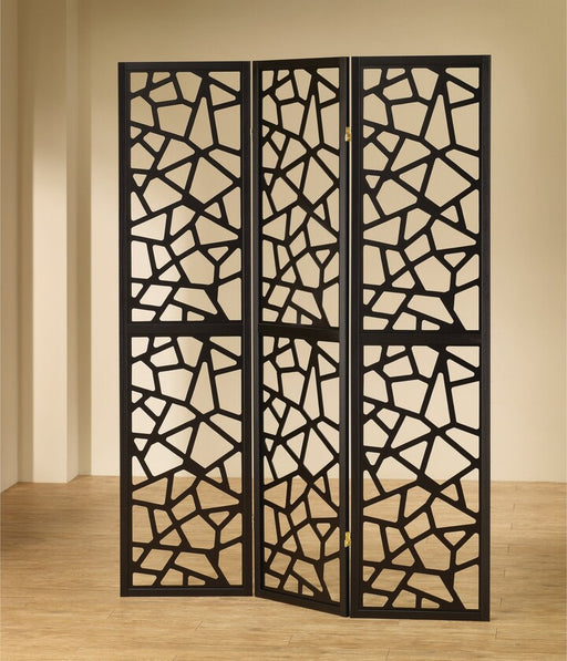 Nailan 3-panel Open Mosaic Pattern Room Divider - Canales Furniture