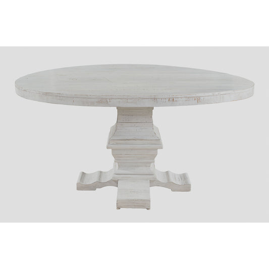 Condesa White Round Dining Table