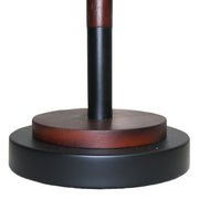 Cosmiclume Black Umbrella Shaped Table Lamp - Walnut - Bronze
