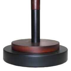 Cosmiclume Black Umbrella Shaped Table Lamp - Walnut - Bronze