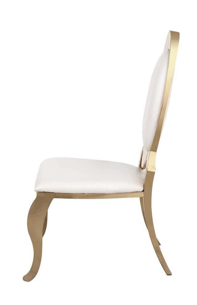 Kendall Contemporary Gold Dining Chair
