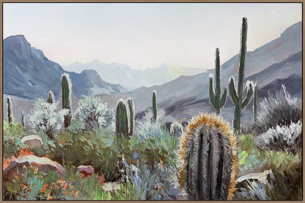 Sonoran Vista II Hand-Embellished Canvas in Frame