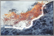 Ethereal Glow Hand-embellished LED in Frame