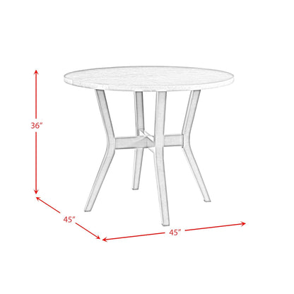 Ambridge 5PC Round Counter Set - Counter Height