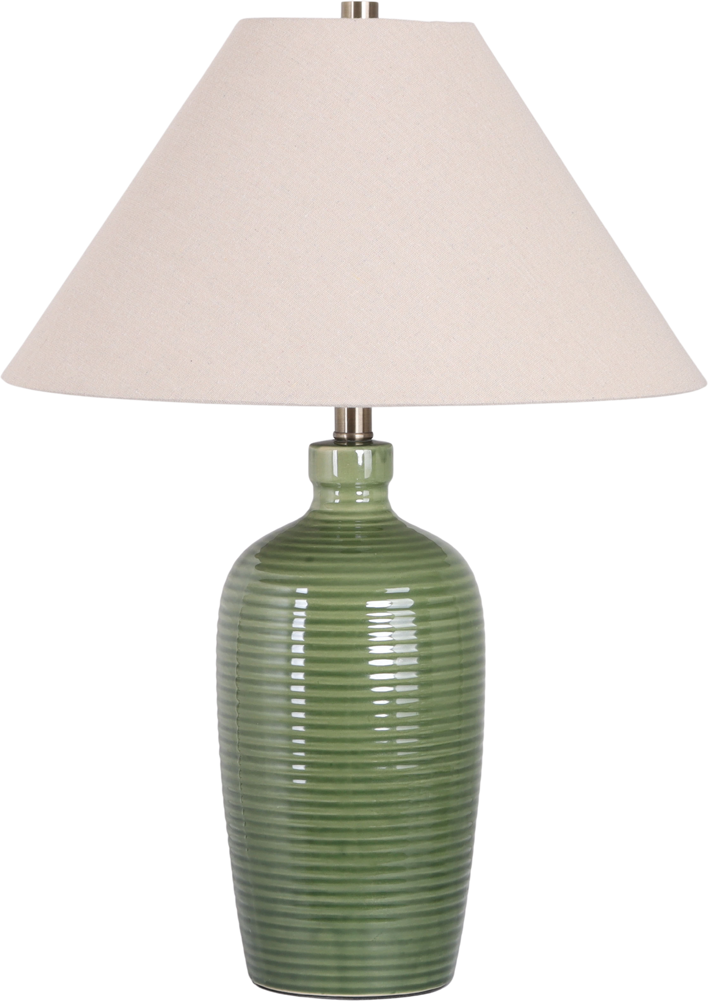 Verdant Elegance Ceramic Table Lamp (Case Pack 2)