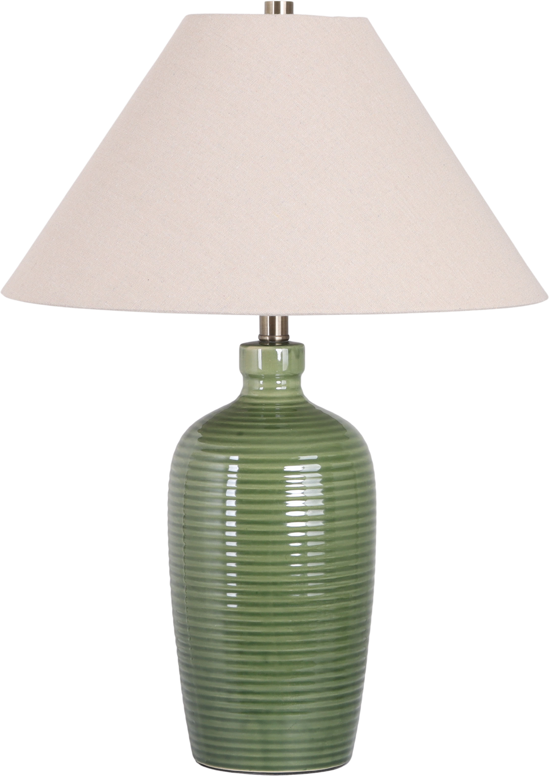 Verdant Elegance Ceramic Table Lamp (Case Pack 2)