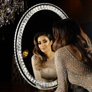Diamond Collection OVAL Premium Illuminated Vanity Mirror
