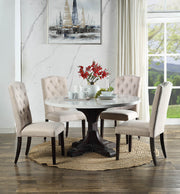 Mesa de comedor redonda Gerardo de 54" de diámetro