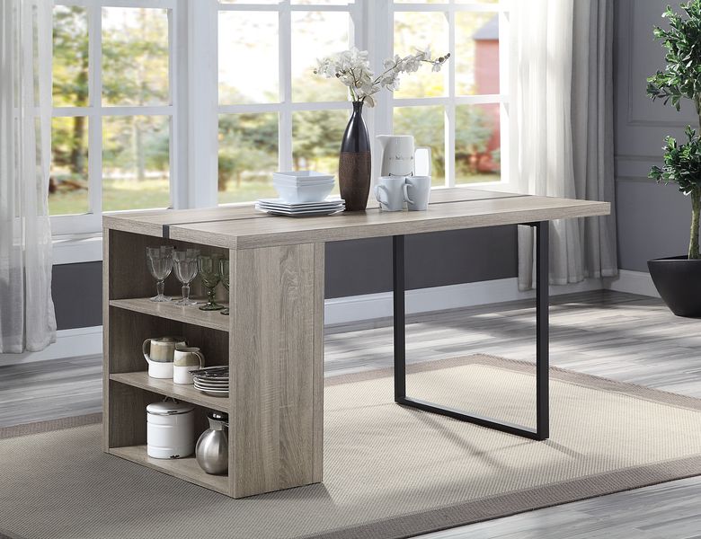Mesa de comedor rectangular Patwin de 60" de largo