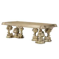 Mesa de comedor rectangular Seville de 106" de largo con base de pedestal