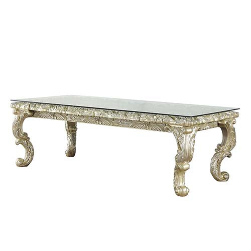 Mesa de comedor rectangular Vatican de 99" de largo