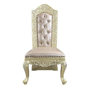 Silla auxiliar tapizada Vatican de 124 cm (juego de 2)