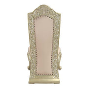 Silla auxiliar tapizada Vatican de 124 cm (juego de 2)