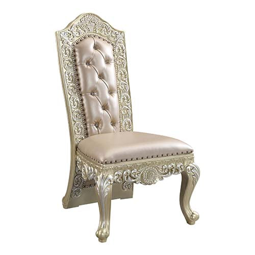 Silla auxiliar tapizada Vatican de 124 cm (juego de 2)