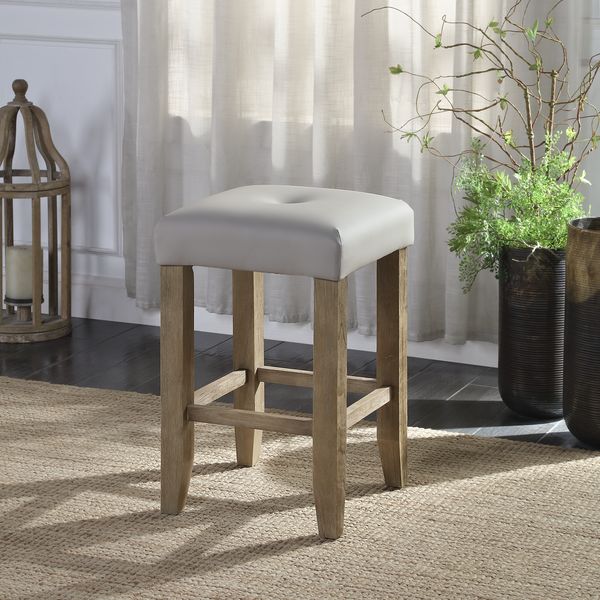 Taburete alto tapizado Charnell de 25" (juego de 2)