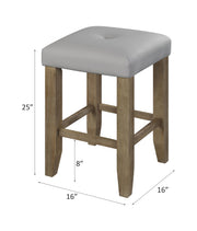 Taburete alto tapizado Charnell de 25" (juego de 2)