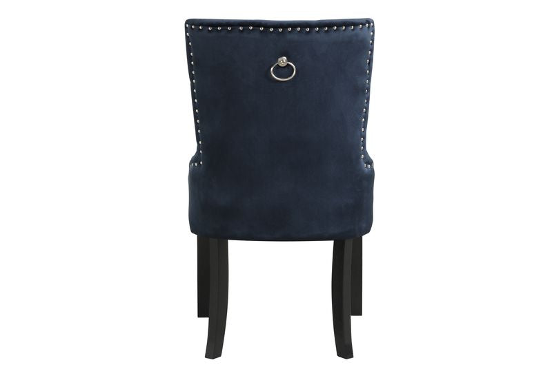 Silla auxiliar de terciopelo Varian II de 41" de alto