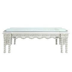 Mesa de comedor rectangular tapizada Vanaheim