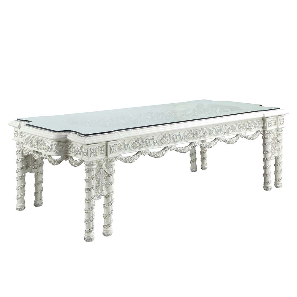 Mesa de comedor rectangular tapizada Vanaheim