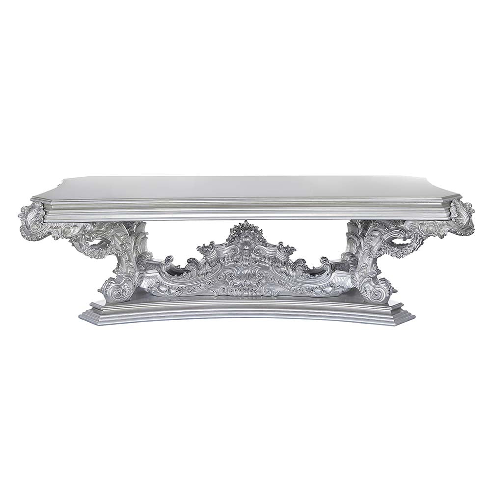 Mesa de comedor rectangular Valkyrie de 108" de largo