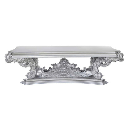 Mesa de comedor rectangular Valkyrie de 108" de largo