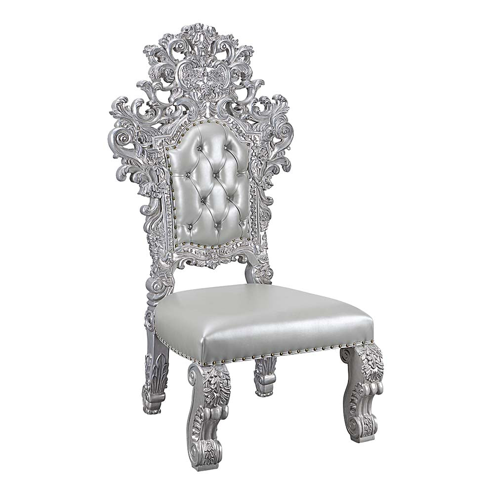 Silla auxiliar tapizada Valkyrie de 60" de alto (juego de 2)